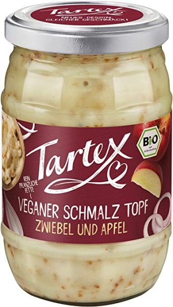 Tartex Bio Freiburger Schmalz-Töpfle mit Zwiebeln und Äpfeln (1 x 250 gr)