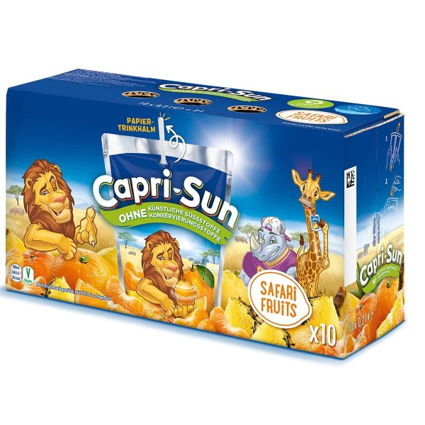 Capri Sun Safari Fruits 4x10x200ml