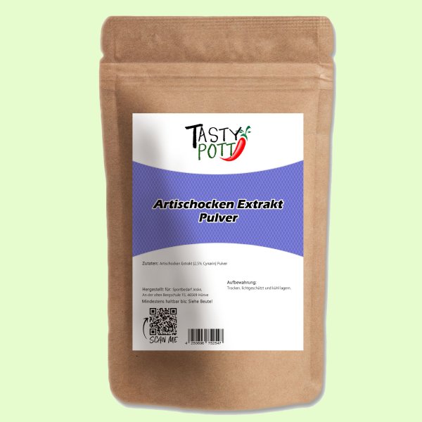 Tasty Pott Artischocken Extrakt Pulver - 2,5% Cynarin 0,1 Kg