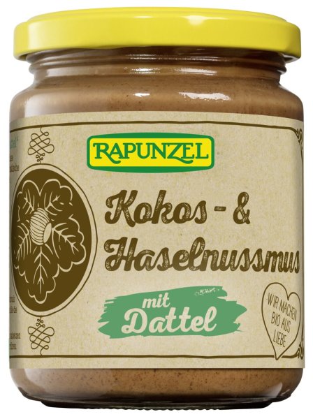 Rapunzel - Kokos- und Haselnussmus mit Dattel - (250g)