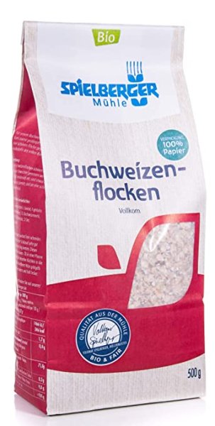 Spielberger Bio Buchweizenflocken, kbA (1 x 500 g)