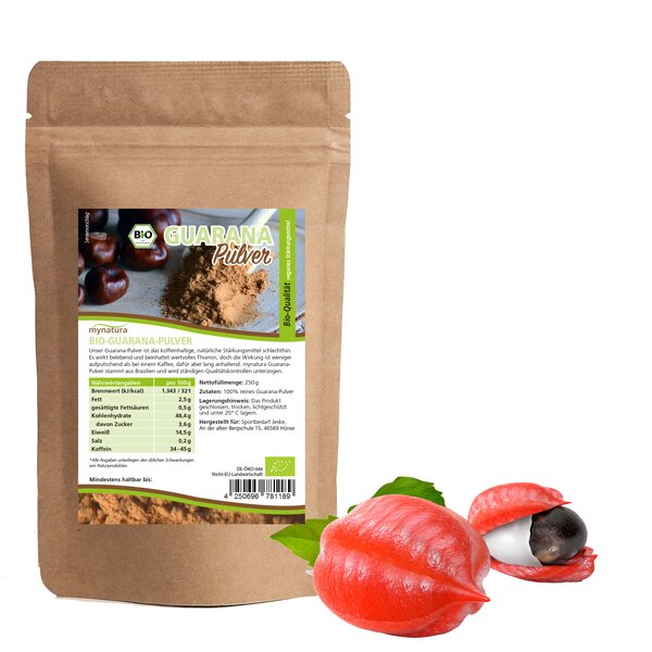 Mynatura Bio Guarana Pulver 0,25Kg