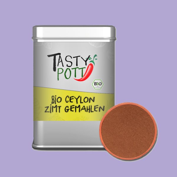 Tasty Pott Bio Ceylon Zimt Pulver 100g