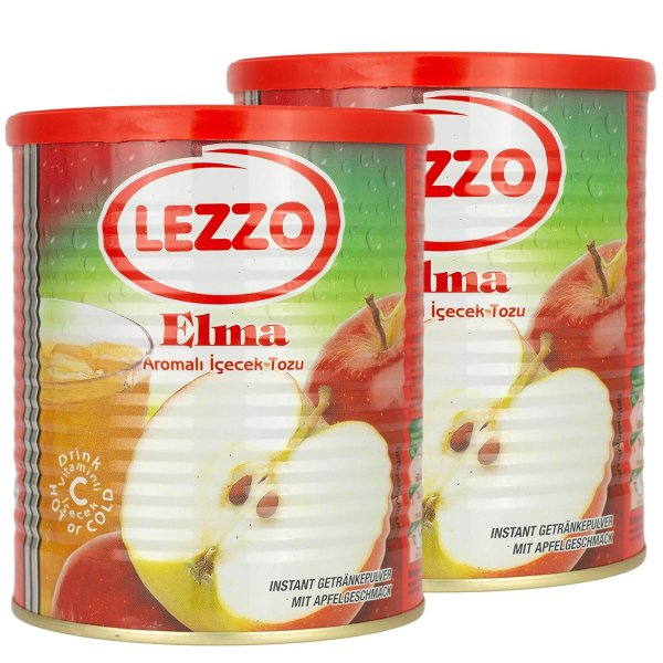 Lezzo - Instantgetränk mit Apfelgeschmack (2x700g)