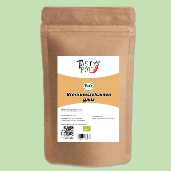 Tasty Pott Bio Brennnesselsamen ganz 300g