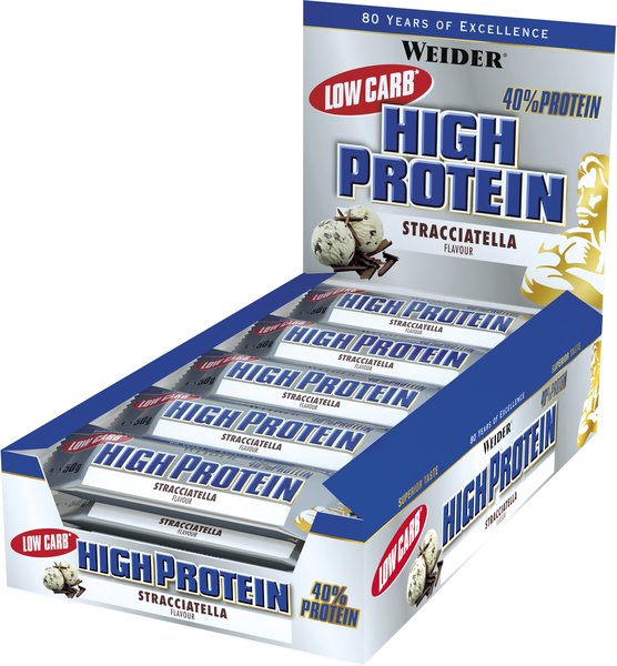 Weider 40% HIGH Protein Bar (24* 50g kleine Riegel Box)