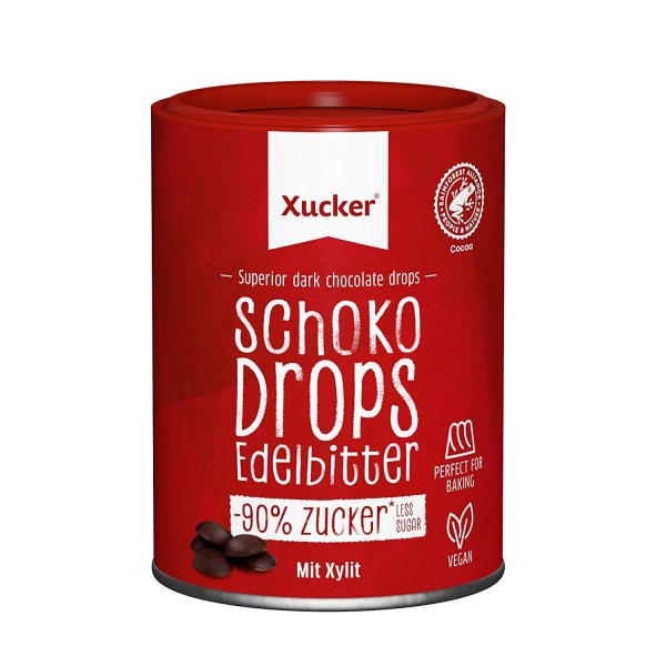 Xucker Chocolate-Drops, 75% Kakao 200g