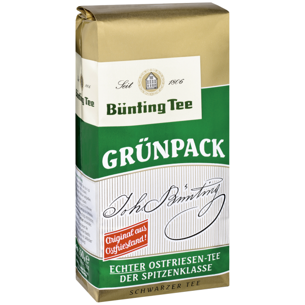 Bünting Grünpack Tee Echter Ostfriesentee 250g