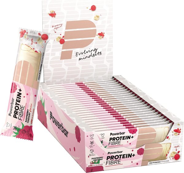 Powerbar Protein Plus Fibre Raspberry Yoghurt 16x35g