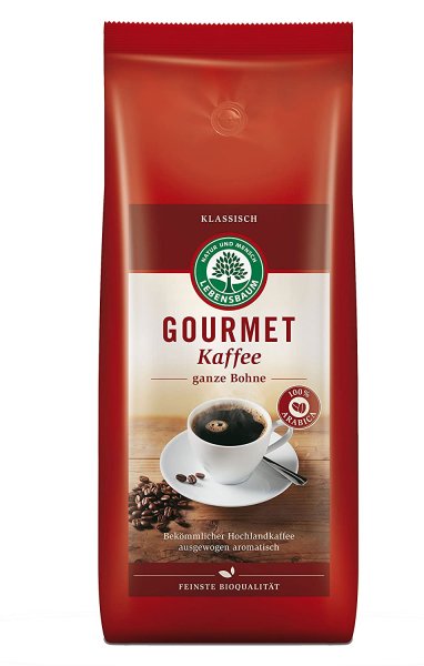 Lebensbaum Bio Gourmet Kaffee, ganze Bohnen 1 kg