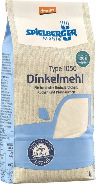 Spielberger Bio Dinkelmehl 1050, demeter (6x1kg)