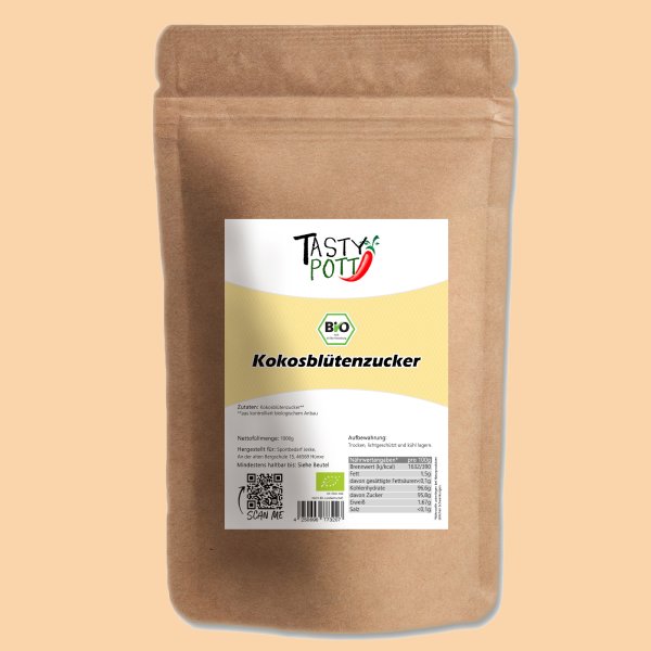 Tasty Pott Bio Kokosblütenzucker 1000g