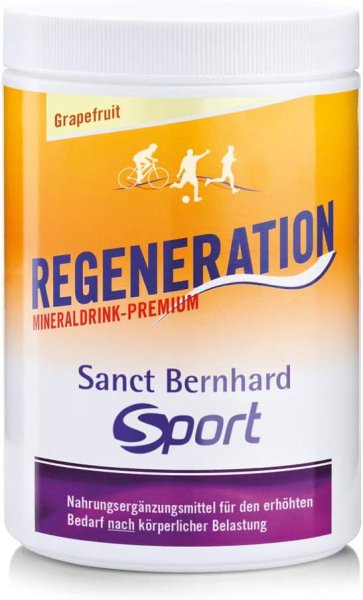Sanct Bernhard Sport Regeneration Mineraldrink Premium Grapefruit, laktosefrei, glutenfrei, Inhalt (