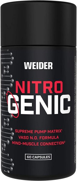 Weider Nitro Genic Pre Workout Booster 60 Kapseln hochdosiert