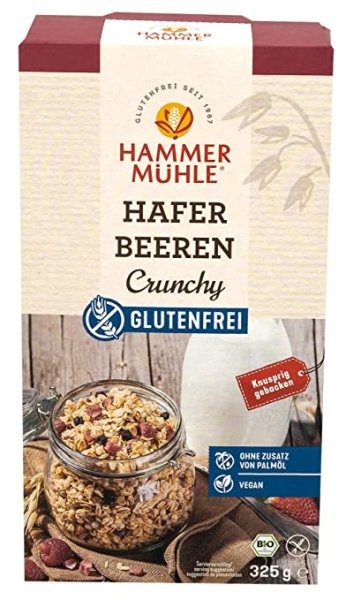 Hammermühle Hafer Beeren Crunchy glutenfrei bio 325g