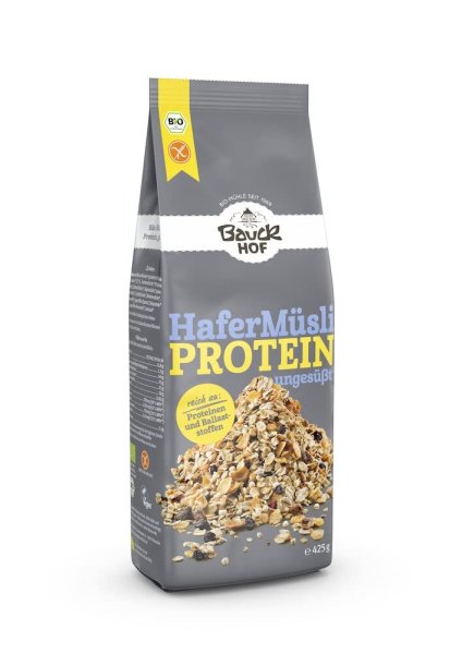 Bauckhof Hafer Müsli Protein glutenfrei Bio (2x425g)