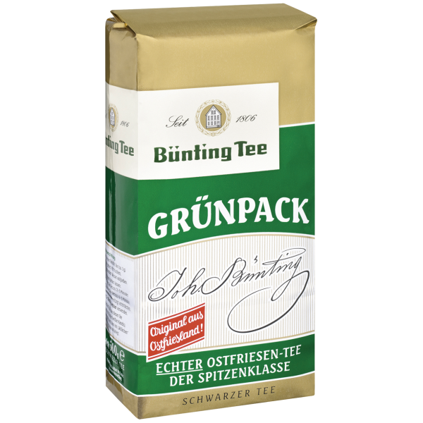 Bünting Tee Grünpack Echter Ostfriesentee 500 g lose
