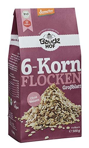 Bauckhof Bio Demeter 6-Korn Flocken Ohne Weizen(2x500g)