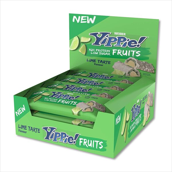 Weider YIPPIE! Bar Fruits Protein Eiweiss 12 x 45 g Riegel