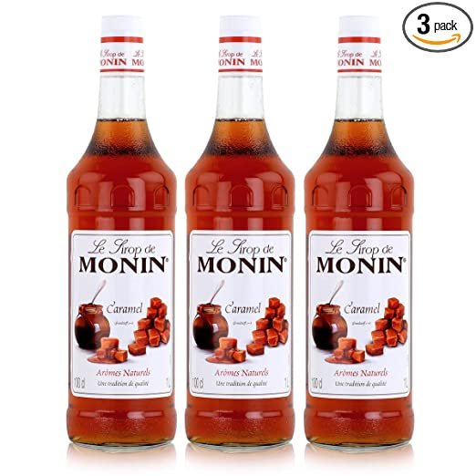 Monin Sirup Caramel, 1,0L 3er Pack