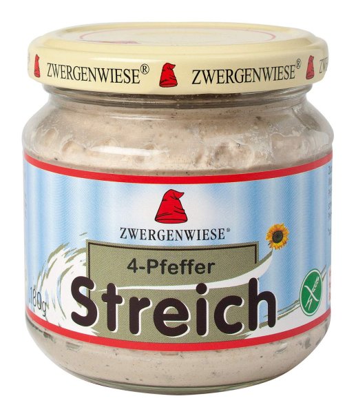 Zwergenwiese Bio Aufstrich 4-Pfeffer Streich, (180g)