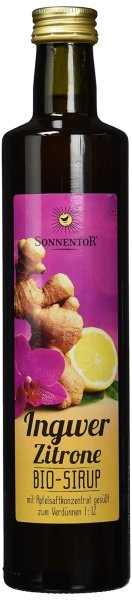 Sonnentor Bio Ingwer-Zitronen Sirup,(6x500 ml)
