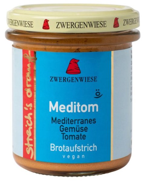 Zwergenwiese Bio Brotaufstrich streich´s drauf Meditom, 160 g