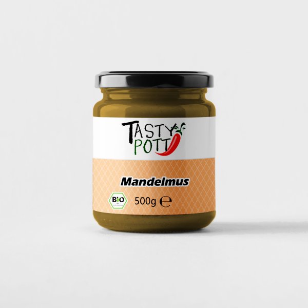 Tasty Pott Bio Mandelmus 500g Glas