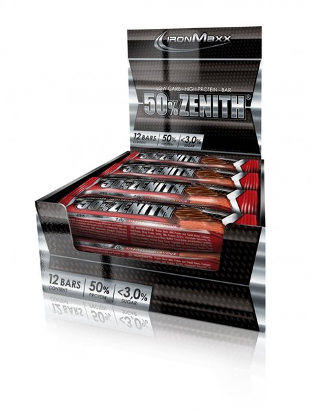 IronMaxx 50% Zenith Proteinriegel Eiweiss Riegel (12er Pack)