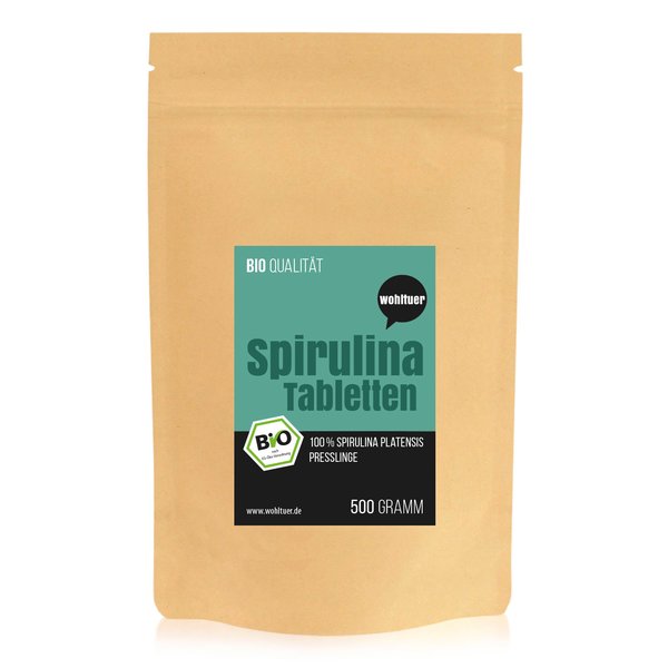 Wohltuer Bio Spirulina Tabletten 500g