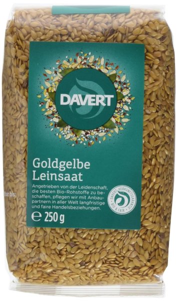 Davert Goldgelbe Leinsaat,(4x250g)Bio