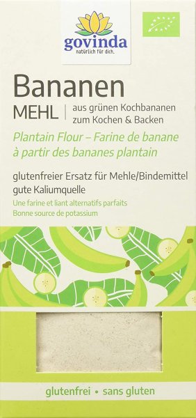 Govinda 100% grünes Bananenmehl glutenfrei (1 x 350 g)
