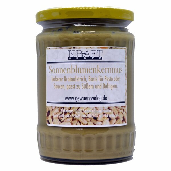 Kraft-Ernte Sonnenblumenkernmus 500g Glas