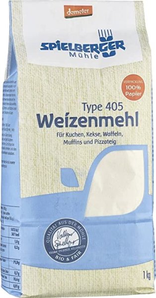 Spielberger Bio Weizenmehl 405 demeter (1 x 1 kg)