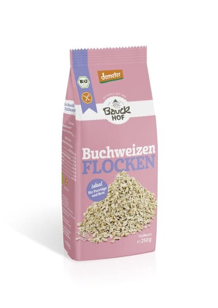 Bauckhof Bio Buchweizenflocken glutenfrei Demeter (6x250g)