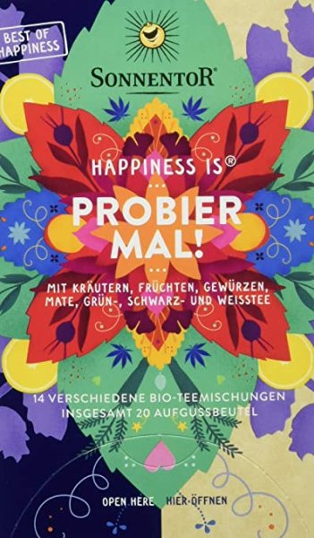 Sonnentor Bio Tee Probier mal! Happines is (1 x 32 g)