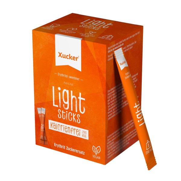 Xucker - 2er Pack Erythrit Light Sticks (2 x 250 g)