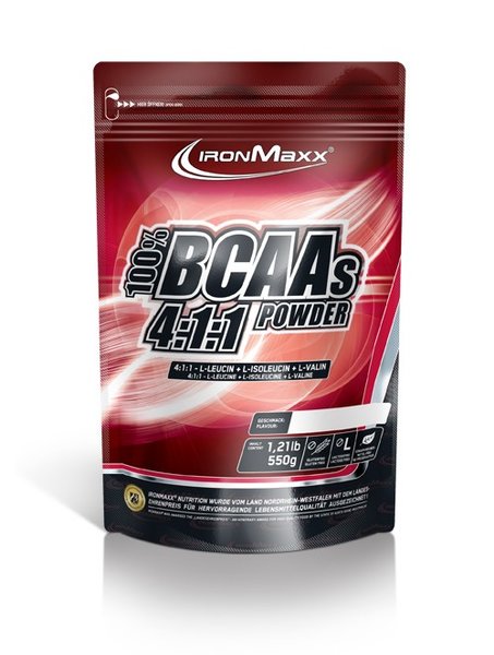 IronMaxx BCAAs 4:1:1 Powder, 550 g Beutel