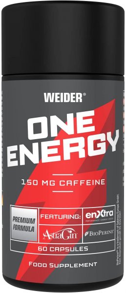 Weider One Energy Koffein Kapseln hochdosiert 60 Kapseln