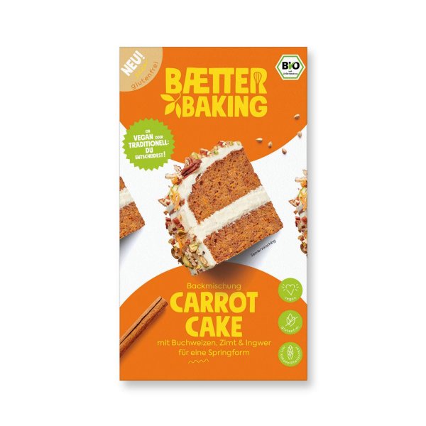 Baetter Baking Backmischung Carrot Cake - Bio 380g