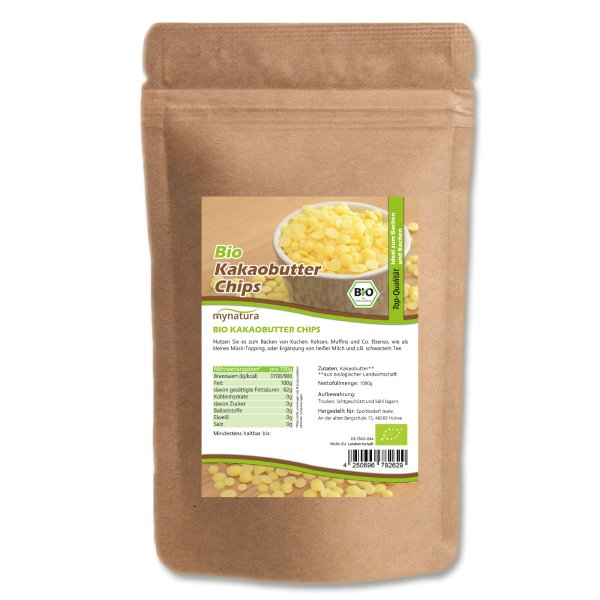 Mynatura Bio Kakaobutter Chips 1 Kg
