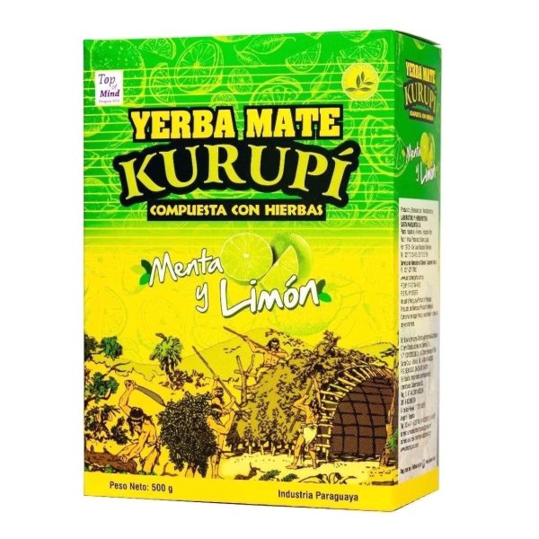 Kurupi Menta y Limón - Mate Tee aus Paraguay (500g)