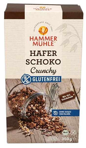 Hammermühle Hafer Schoko Crunchy glutenfrei bio 350g