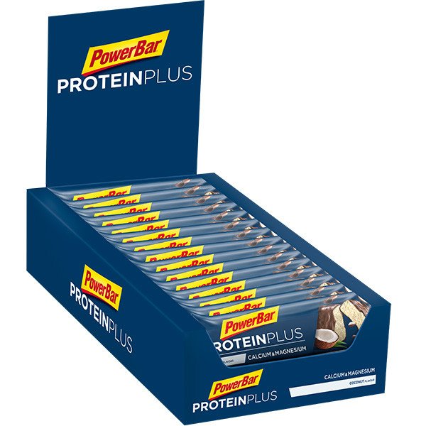 PowerBar Protein Plus + Minerals + Calcium & Magnesium, 30 Riegel a 35g BOX