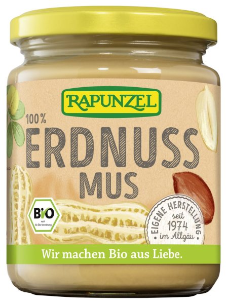 Rapunzel Erdnussmus fein,(6x250g)Bio