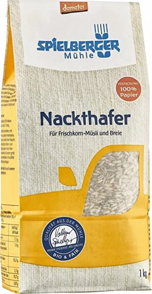 Spielberger Bio Nackthafer, demeter (2 x 1 kg)