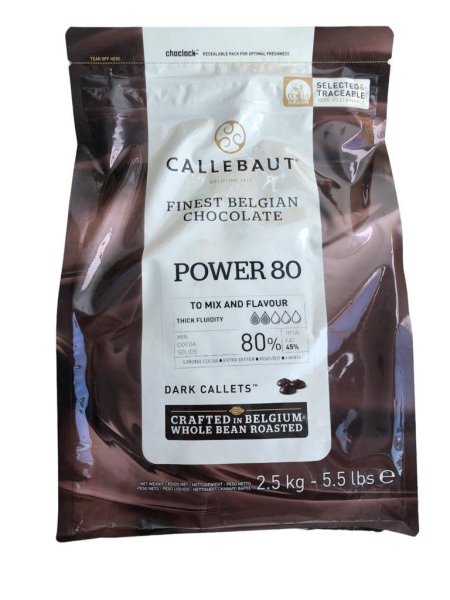 Callebaut dunkle Callets Power 80 (2,5kg)