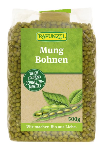 Rapunzel Mungbohnen, (2x500g)