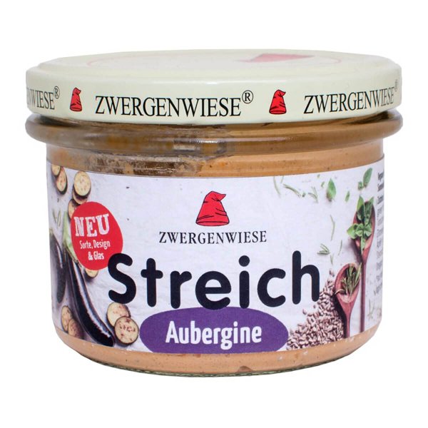 Zwergenwiese Auberginen-Streich (180 g)