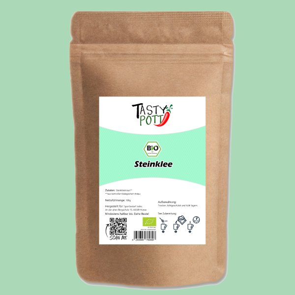 Tasty Pott Bio Steinklee Tee 100g Beutel